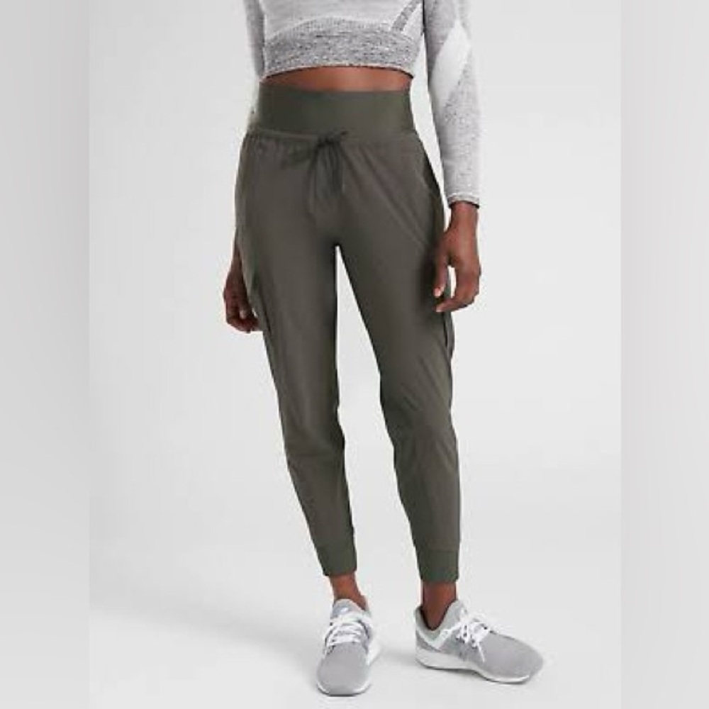 Athleta Sutton Jogger Olive 8